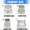 Strong Metal Coated ventilation Pipe Fitting For Car And-L 2