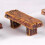 Tabouret miniature en résine, modèle de maison de poupée, 4
