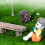 Tabouret miniature en résine, modèle de maison de poupée, 5