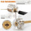 Lock Picking Kit, 26-piece Lock Picking Kit, Practice Tools with 4 Clear Locks 5