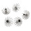 35 Pcs Stainless Steel Multi-size Cuttlefish Squid Jig Fishing Lure Sharp Hooks 3