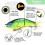 1pcs Two -section Hard Bait 150mm 433g Artificial Realistic Fishing Baits Plastic Simulation Jointed Swimbait with Sharp Hooks 4
