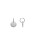 Luxenter earrings with a silver finish - Lieb 1