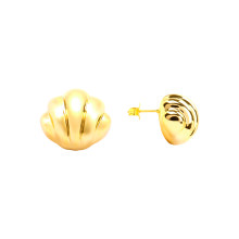 Luxenter 925 sterling silver earrings with an 18k yellow gold finish - Myce