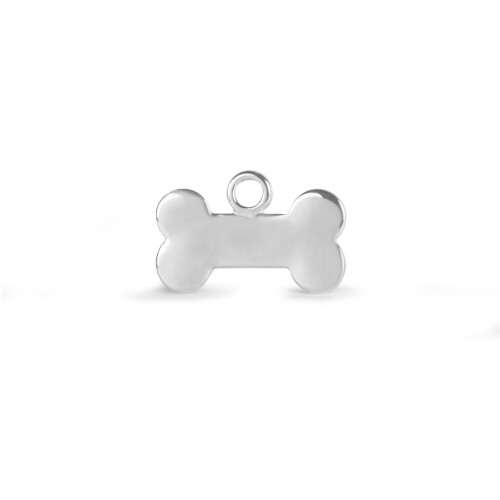 Pingente Luxenter com acabamento em ródio - Bone