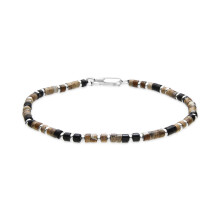 Luxenter bracelet with silver finish and Landscape Jasper - Hayo