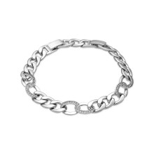 Luxenter bracelet with silver finish and brilliant-cut zirconia - Dunko