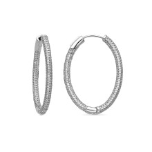 Luxenter earrings with a silver finish - Libub