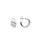 Luxenter earrings with a silver finish - Abeth 1
