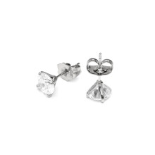 Luxenter Earrings with Brilliant Zirconia, silver finish - Verak