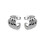 Luxenter earrings with a silver finish - Abeth 3