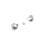 Luxenter earrings with a silver finish - Abeth 4