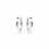 Luxenter earrings with a silver finish - Erespa 3