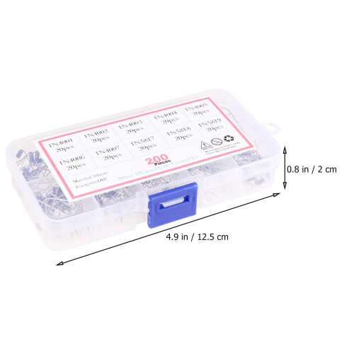 Kit de diode asortate cu 200 de piese pentru electronică 1