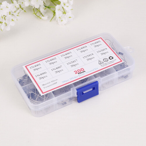Kit de diode asortate cu 200 de piese pentru electronică 2