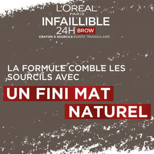 Lápis para Sobrancelhas - L'Oréal Paris - N7 Loiro - 24H - Tom Natural - 1g 2