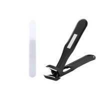 (Gray Suit) Grishay Gripmaster Pro, Angled Head Nail Clippers, Nail Cutter Trimmer