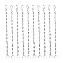 10Pcs Replacement Adjustable Toilet Flapper Chain With-0225