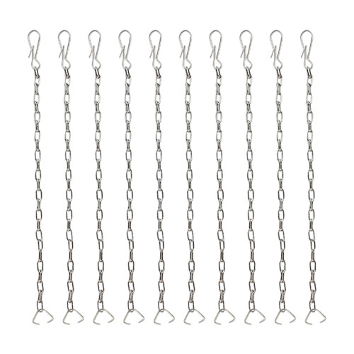 10Pcs Replacement Adjustable Toilet Flapper Chain With-0225