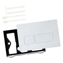 Concealed Water Tank Panel Bucket Flushing Board for-White