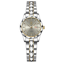 (women, D) Women/Men Watch Stainless Steel Quartz Luminous Classic Business Wristwatch