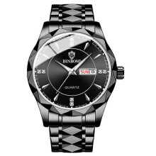 (men, I) Women/Men Watch Stainless Steel Quartz Luminous Classic Business Wristwatch