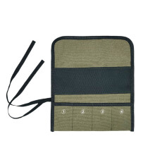 Water resistant Fabric Tool Roll Pouch Foldable Portable-S