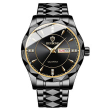 (men, J) Women/Men Watch Stainless Steel Quartz Luminous Classic Business Wristwatch