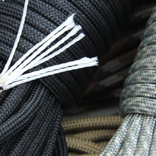 Nylon faldskærmsnor 1500 cm sort 1
