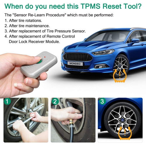 TPMS19 Reset Tool for Ford Lincoln Mazda Sensor Relearn 2