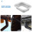 OUNONA Gutter Outlet Aluminium Alloy Silver 1 Piece 3