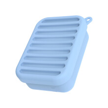 Water Resistant Soap Organizers With Nonslip Base Draining-Blue
