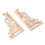 Applique d'angle en bois sculpté pour la décoration de meubles 2