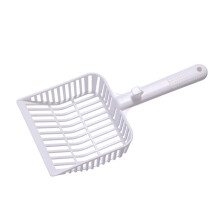 Cats Litters Scoops Kitties Scooper Mesh Schaufel mit Griff-Weiß