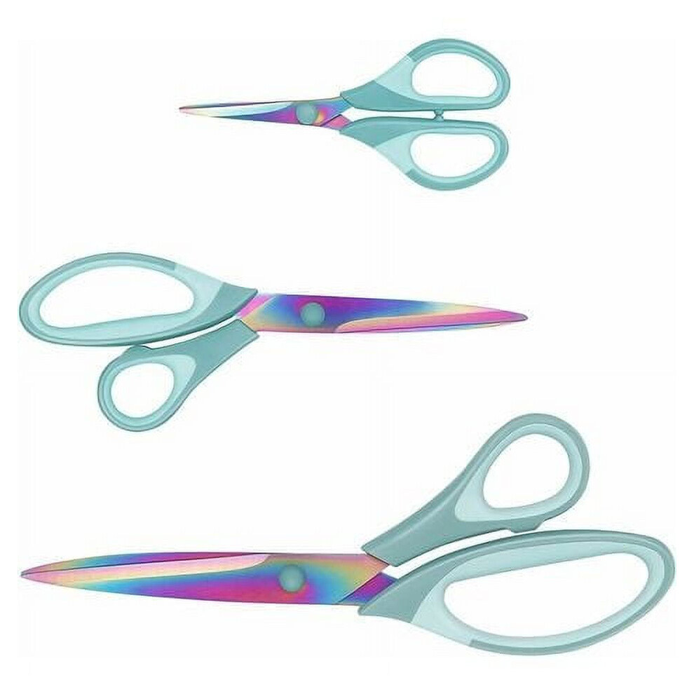 Titanium Scissors Set 3-Piece 5.6" 8.5" 9.2" 9104899437235