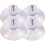 ventuze transparente din PVC cu filet M4x10mm 1