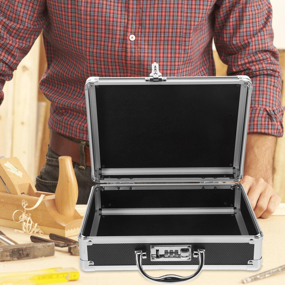 Aluminum Alloy Toolbox With Lock 29X20.5x10cm 9104899440693