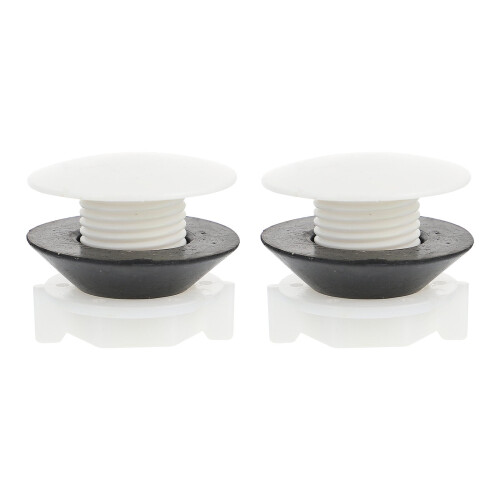 2x Toalettplugger, plast, 4x3,3x2 cm