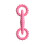 Jouet de dentition indestructible pour chien,-Rose rouge 1