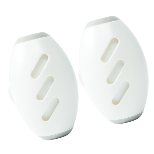 2 Pack Portable Washable Lint Remover Roller Stronge-White gray