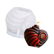 Heart Shape Silicone Candle Molds For Handmade Soap Candle-60