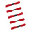 Backed Crosses Stitching Starter Set With Sturdy Polycotton-Red 1