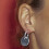 Luxenter earrings with a silver finish - Lieb 4