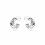 Luxenter earrings with - silver finish - Rakhon 3