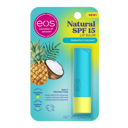 eos Lip Balm- Pineapple Coconut 0.14 oz