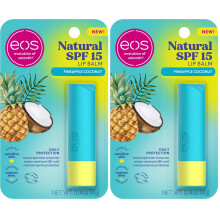 eos Lip Balm- Pineapple Coconut 0.14 oz 2-Pack