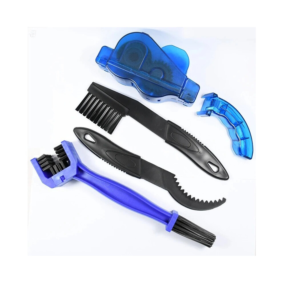 Portable Bicycle Chain Cleaner Bike Brushes Scrubber Wash Tool Mountain Cycling Cleaning Kit Outdoor Accessory