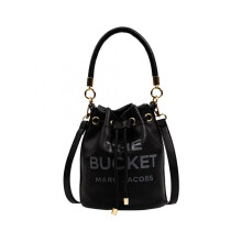 Women Handbags PU Leather Drawstring Bucket Bag Purse Shoulder Tote Bags