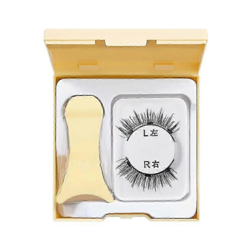 (E) False Eyelashes Natural-Looking Lashes Breathable Long-Lasting Reusable