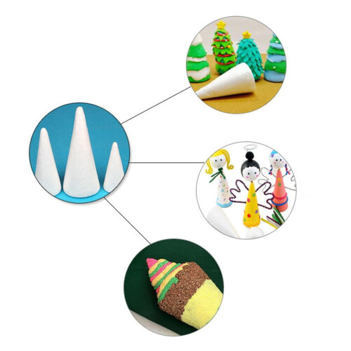 Foam Cones for Crafts 40 Pieces 2